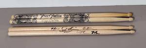 lot 483 image: Free Fallin A tribute to Tom Petty Drumsticks, signed