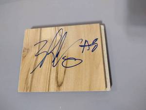 lot 480 image: Sample laminate flooring signed
