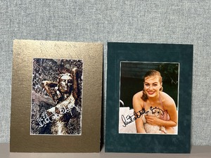 lot 488 image: (2) Signed Celebrity Photos.