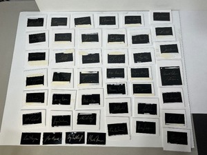 lot 494 image: Laser Engraved Autographs using Masters Laser