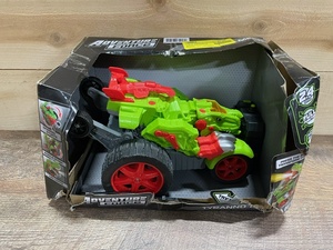 lot 10 image: Adventure Force Radio Control 2.4G Tyranno Meck Trick Car New In Box - GOOD AS NEW - RETAIL PRICE $25