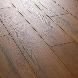 lot 12 image: Select Surfaces Toffee SpillDefense Laminate Flooring (7PCS Approx 85sq.f)  - BRAND NEW - RETAIL PRICE $460