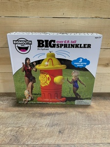 lot 25 image: BIGMOUTH INC. BigMouth Inc. Giant Inflatable Fire Hydrant Backyard Water Sprinkler - BRAND NEW - RETAIL PRICE $29.99