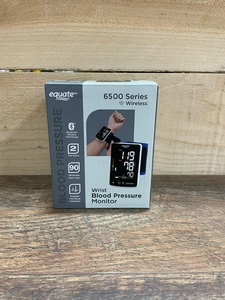lot 26 image: Equate BP-6500 Wrist Blood Pressure Monitor with Bluetooth - BRAND NEW - RETAIL PRICE $50