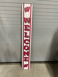 lot 40 image: Logo Brands Officially Licensed NCAA Porch Greeter Sign - BRAND NEW - RETAIL PRICE $40