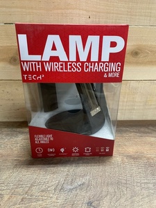 lot 49 image: Tech Squared Flexible Lamp with Wireless Charging - BRAND NEW - RETAIL PRICE $30