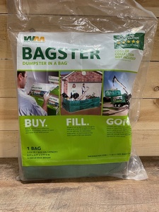 lot 50 image: WM Bagster Dumpster in a Bag (Holds up to 3,300 lb.) - BRAND NEW -  RETAIL PRICE $30