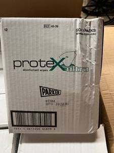 lot 71-A image: 1 Case NEW&nbspParker 48-39 Protex Ultra Sanitizer Disinfectant Wipes