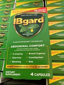 lot 2 image: 1 Case NEW IBgard with Peppermint Oil Plus Patented SST Technology Abdominal Comfort Dietary Supplement Capsules - Best By 062025
