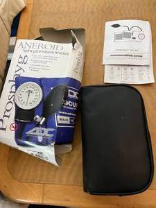 lot 38 image: 1 Each NEW ADC 775-12XN Prosphyg 775 Pocket Aneroid Sphygmomanometer - Box Has Damage...