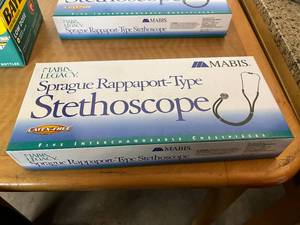 lot 40 image: NEW&nbspMabis Legacy Latex Free Sprague Rappaport-Type Stethoscope - Five Interchangeable Chestpieces