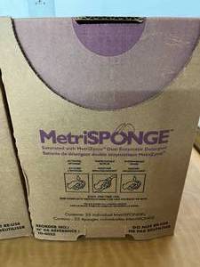 lot 42 image: 2 Boxes NEW&nbspMetrex 10-4025 MetriSPONGE Saturated with MetriZyme Dual Enzymatic Detergent Sponge - Expiration 012024