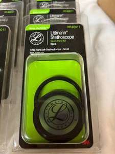 lot 54 image: Lot of NEW&nbspMaster Cardiology 40011 Littmann Stethoscope Spare Parts Kits with Snap Tight Soft-Sealing Eartips - Small