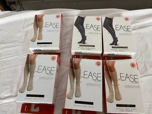 lot 60 image: Lot of Various NEW&nbspEASE Opaque Knee and Thigh High Stockings