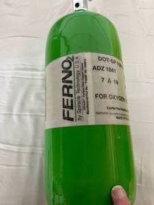 lot 49 image: $$$ NEW&nbspFerno by Spiracle Technology M25A-001 FERNO2 Oxygen Gas Cylinder