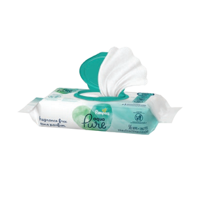 lot 3 image: 1 Case NEW&nbspPampers 75414 Aqua Pure Fragrance Free Sensitive Baby Wipes