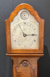 Vintage Miniature Long Case Clock by Elliott of London