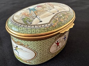 Halcyon Days Enamel Trinket Box