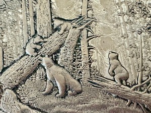 Antique Embossed Cigarette Case, Soviet Union