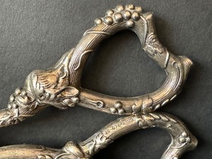 Pair of Antique Sterling Grape Shears
