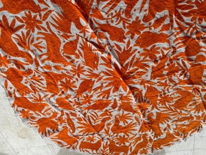 Round Vintage Circular Textile