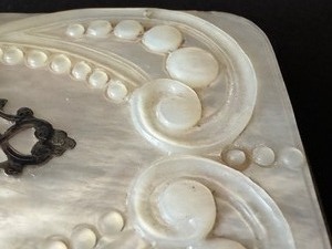 Antique Mother of Pearl Needle Case