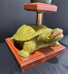 Terrific Turtle Planter Stand