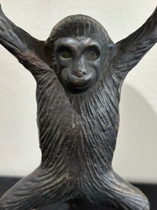 Metal Monkey Figurine