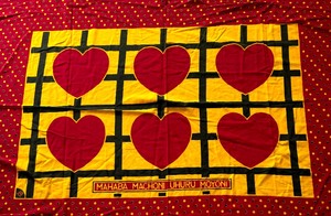 Bright and Beautiful Vintage Khanga-King Tapestry