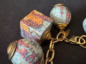 Lenora Dame Wanderlust Vintage Map Charm Bracelet