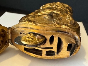 Antique Bronze Gilded Necessaries for Chatelaine