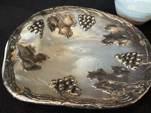 Vintage Mother of Pearl and Silver Decorative Items