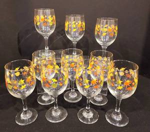 Autumn Leaf Stemware Set