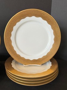 Thomas de Lussae Asprey London de Limoges Luncheon Plates
