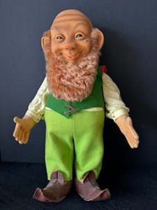 Vintage Steiff Gucki Dwarf Doll and Vintage Steiff Lucki Dwarf Doll