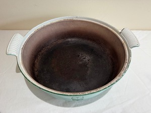 Vintage Enamel Stock Pot