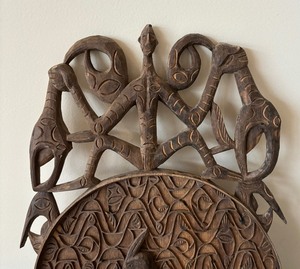 Vintage Carved Wooden African Tribal Art