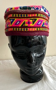 Vintage Needlepoint Tribal Hat