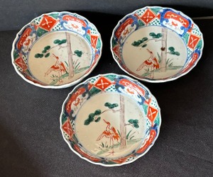 Three Vintage Chinese Amari Bowls