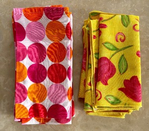 Variety of Vintage Tablecloths, Placemats and Cloth Napkins