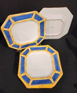Good Fortune by Joan Green Plate Set, Plus Tea Light Candleholder