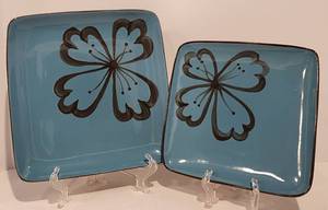 Pier 1 Imports Hibiscus Stoneware Set