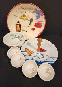 Eclectic Serving Pieces Including Limoges
