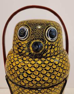 Fabulous Asian Owl Figurine Bento Box