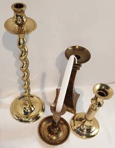 Beautiful Brass Candlestick Collection