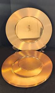 Large Selection of Brass Chargers