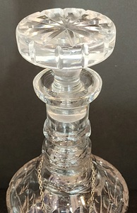 Three Vintage Cut Glass WineLiquor Decanters