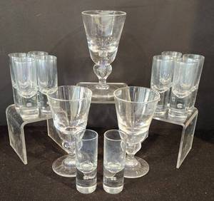 Quality Glass Goblets and Aperitif Glasses