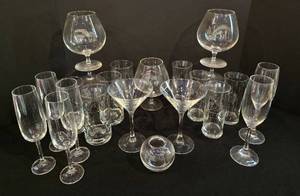 Lovely Clear Glassware Grouping