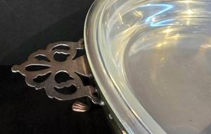 Pair of Vintage Silver-Plated Chafing Dishes